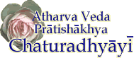 Atharva Veda Pratishakhya (Chaturadhyayi)